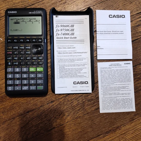 Casio Graphing Calculator FX- 9750GIII Excellent Used Condition - Picture 3 of 7